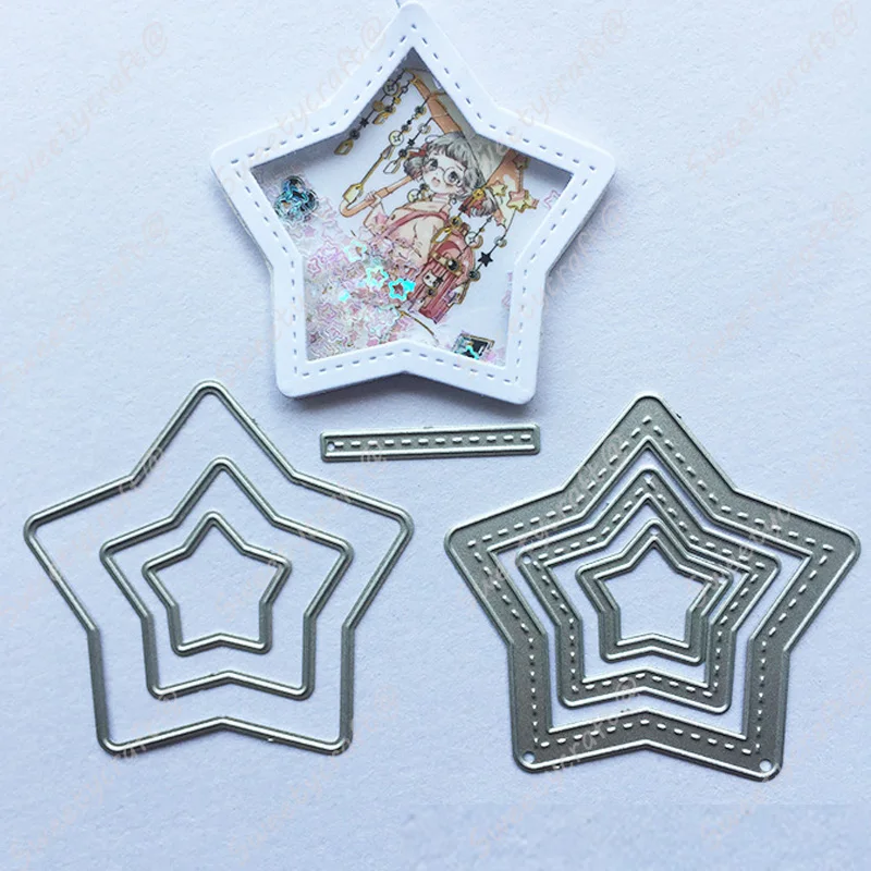 Model Kit Cutter - Star Shaker Frame nuevas troqueles de