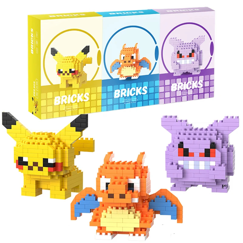 Model Kit Store - Bloques de Construcción Micro de Pokemon,