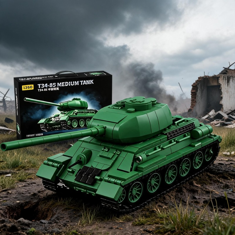 Model Kit Quick - Kit de Modelo de Tanque T34-85,