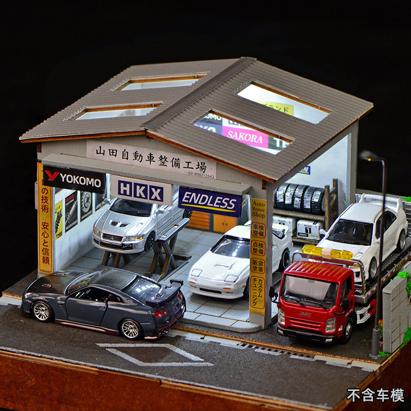 Kit de Diorama de Taller de Re - Model Kit Store reseña y precio