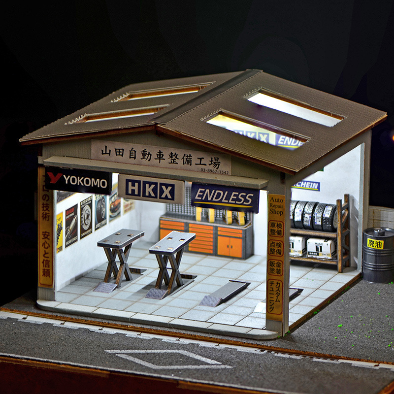 Kit de Diorama de Taller de Re - Model Kit Store reseña y precio