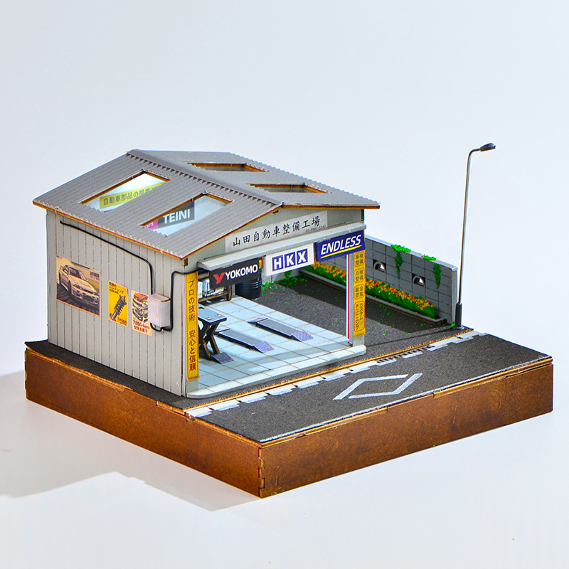 Kit de Diorama de Taller de Re - Model Kit Store reseña y precio