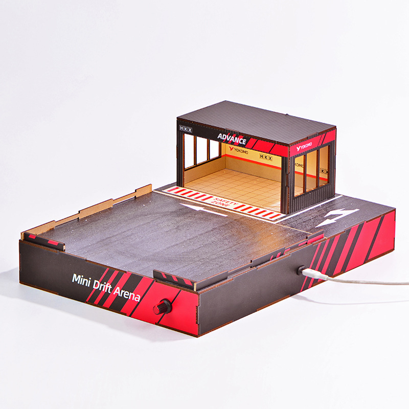 Diorama de Pista de Derrapes D - Model Kit Store reseña y precio