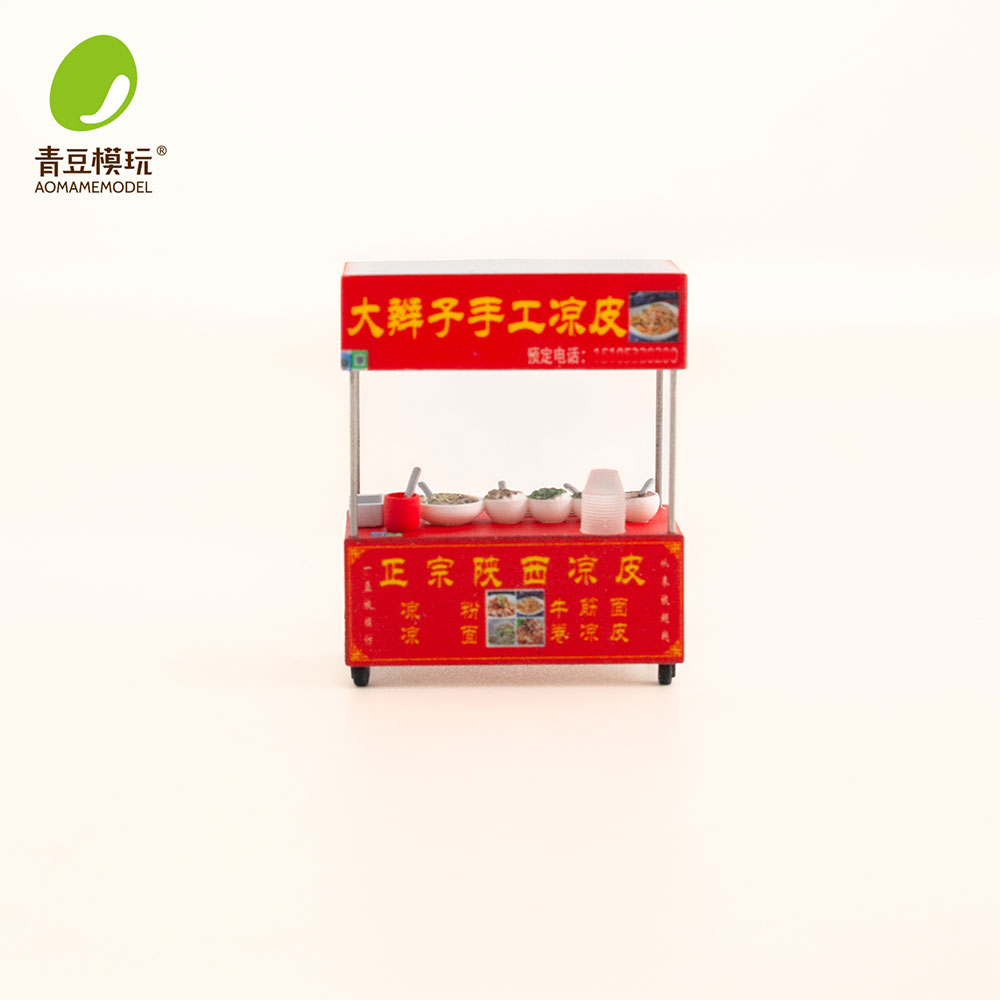 Maqueta de puesto de comida en - Model Kit Store reseña y precio