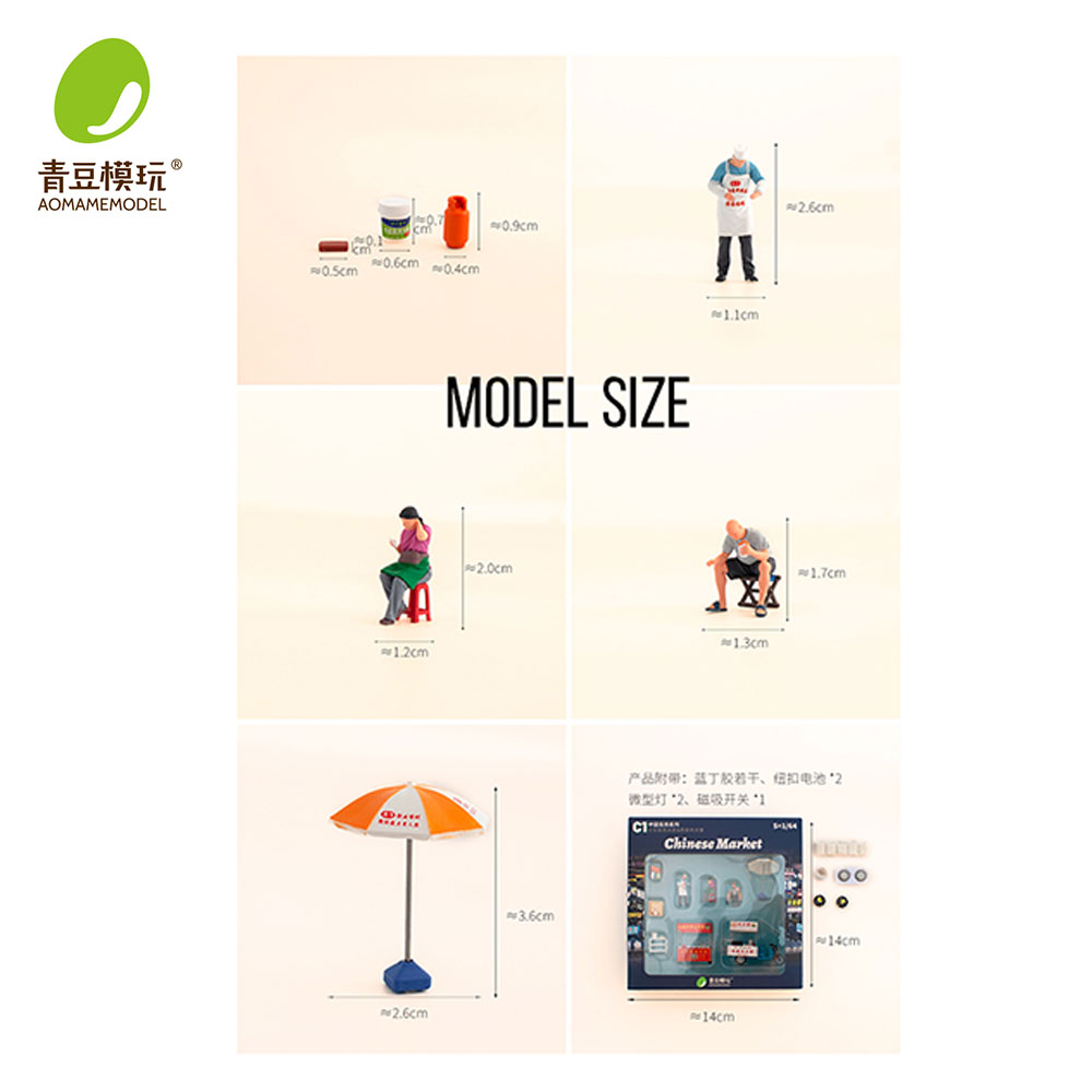 Maqueta de puesto de comida en - Model Kit Store reseña y precio