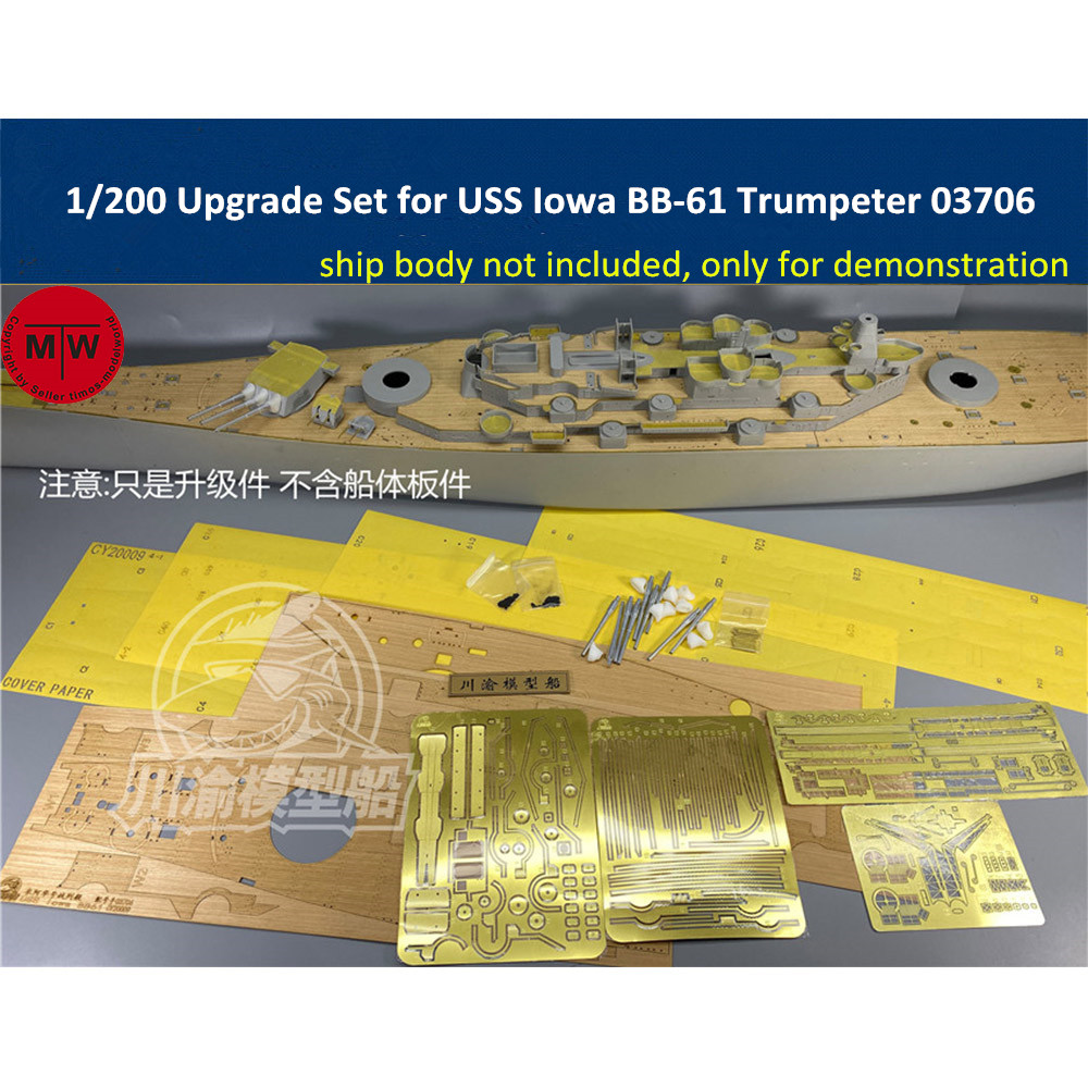 Juego de actualización a escal - Model Kit Uss Iowa reseña y precio