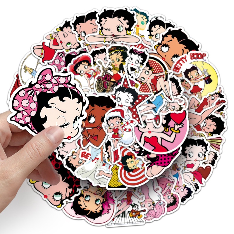 Betty Boop 50 pegatinas de alt - Model Kit For Girls reseña y precio