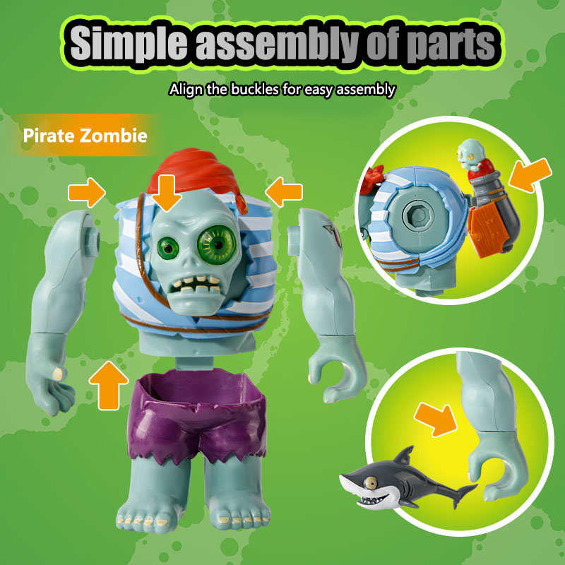 Plants vs. Zombies 2: Set de C - Model Kit Zombie reseña y precio
